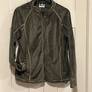 Predator Olive Green Fleece Jacket Sz XL EUC